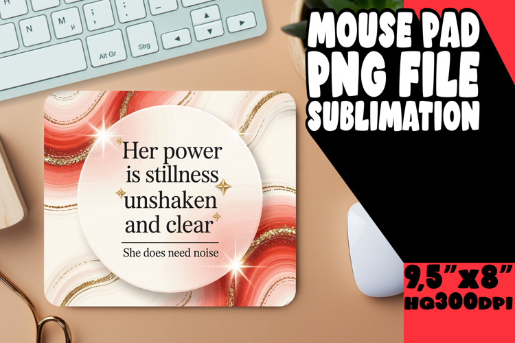 Bright MOUSE PAD Sublimation Art, Religious