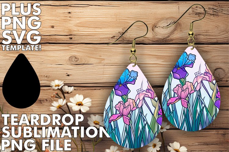 Blossoming Floral Teardrops example image 1