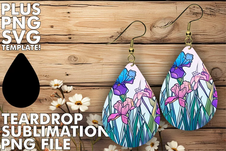 Blossoming Floral Teardrops