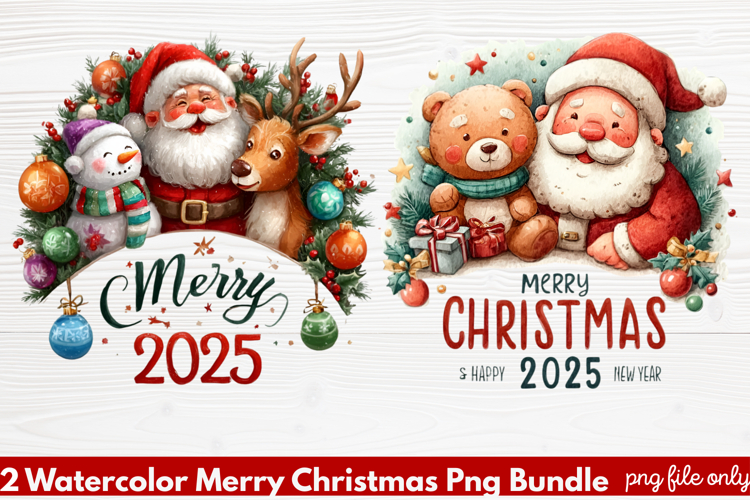 Christmas Watercolor Clipart Image 15