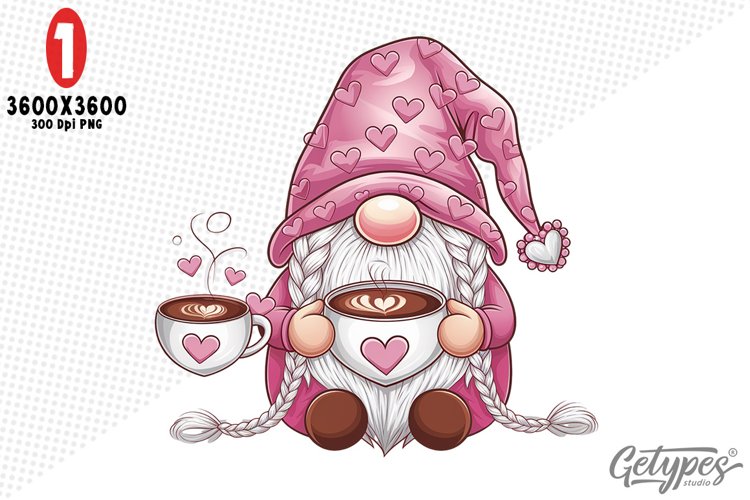 Valentine Gnome Clipart Image 24
