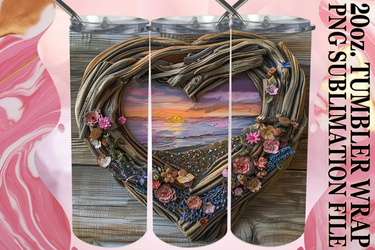 Heartland Harmony: Landscape Tumbler Sublimation