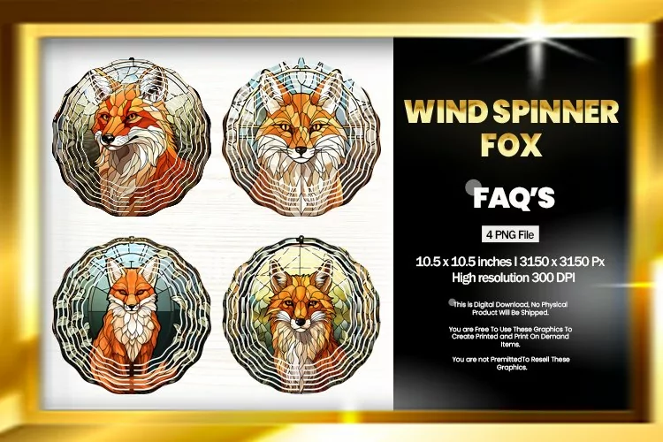 Fox Wind Spinner Sublimation - 04 Variations