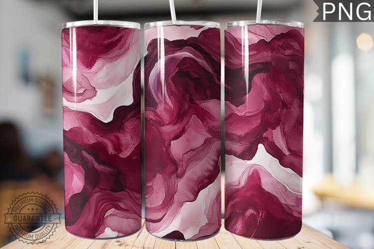 Alcohol Ink Tumbler Wrap Image 7