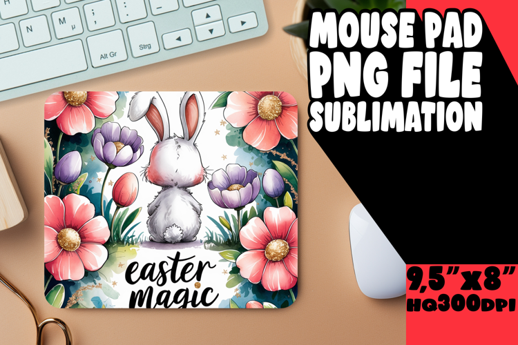 COZY MOUSE MAT INSPIRATIONAL SUBLIMATION, Easter