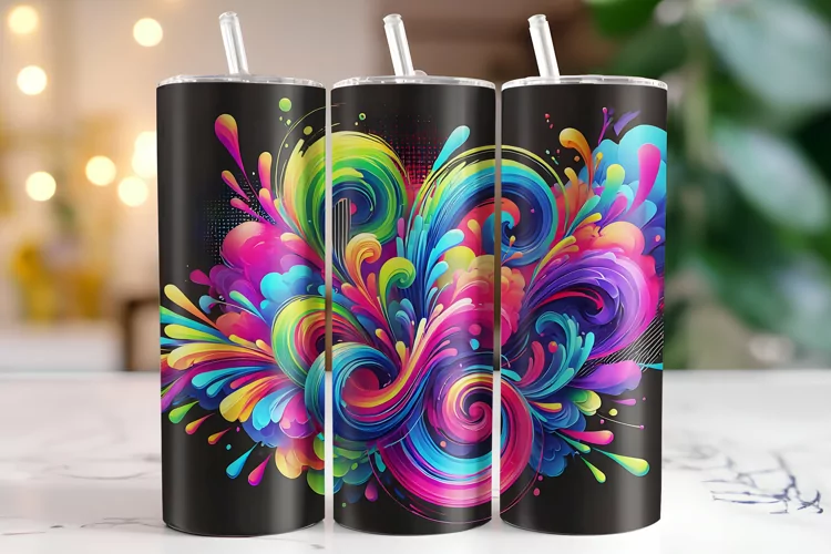 Abstract Tumbler Wrap | Sublimation | Tumblers