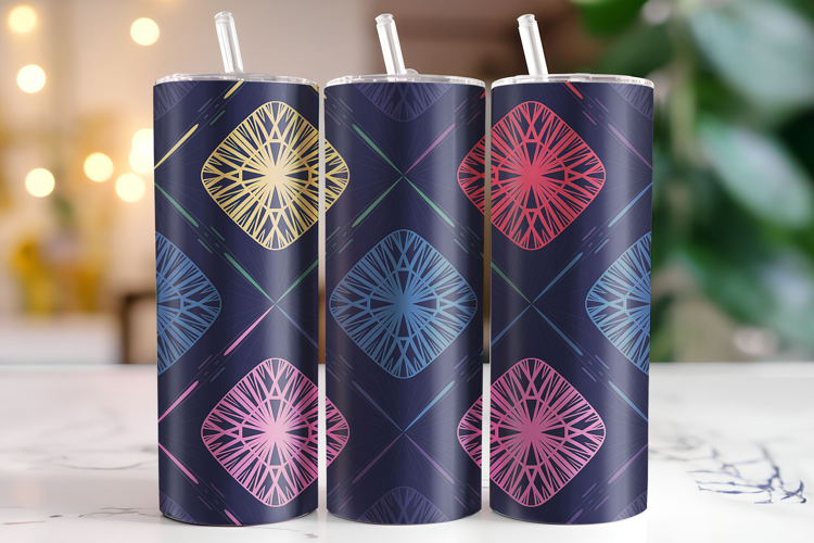 Abstract Tumbler Wrap | Sublimation | Tumblers