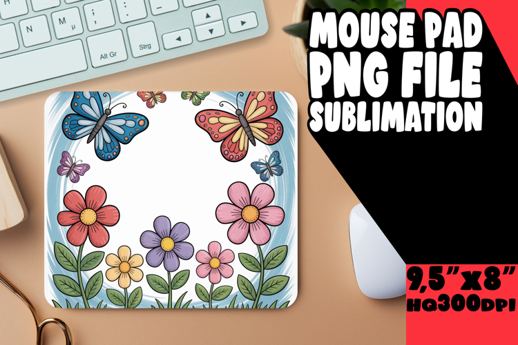 BLISSFUL MOUSE MAT FUN IDEAS, Flowers