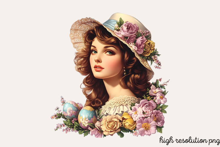 Pink Black Easter Clipart PNG