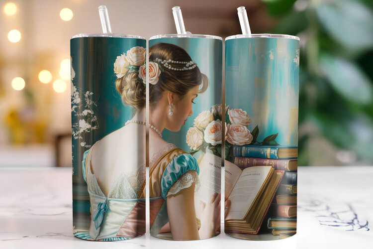 Girl Tumbler Wrap | Sublimation | Tumblers example image 1