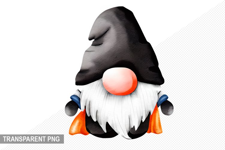 Halloween Gnome - Halloween Gnome Sublimation Design