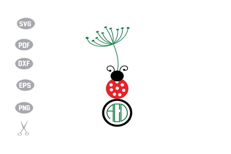 Bug Monogram SVG example image 1