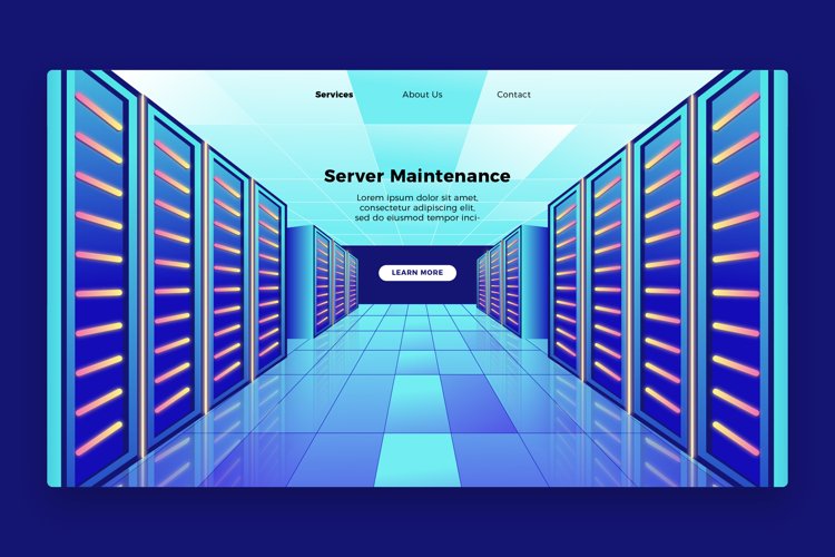 Maintaining - Banner & Landing Page example image 1