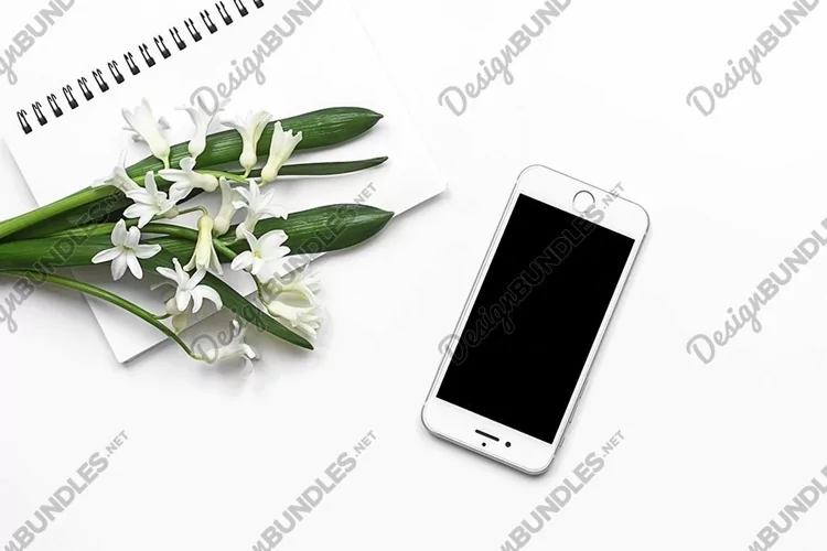 Feminine Stock Photo, Feminine Styled Desktop Mockup