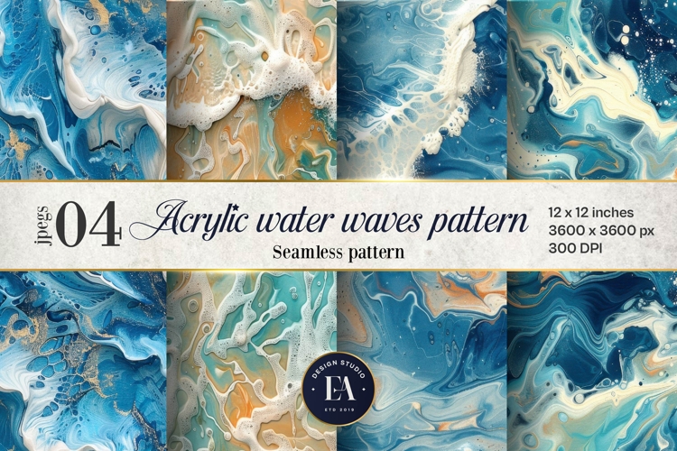 Ocean Waves Clipart Image 7