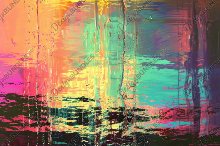 Brightly Colored Abstract Background Wallpaper example image 1