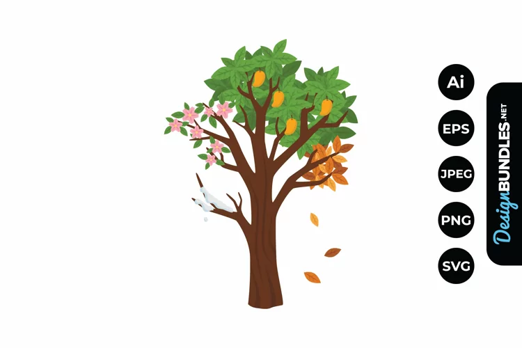 Seasons Tree Illustrations