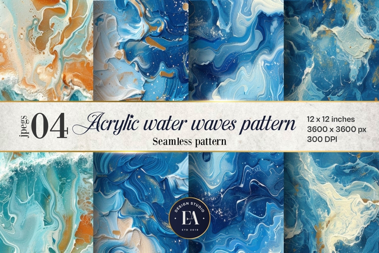Ocean Waves Clipart Image 6