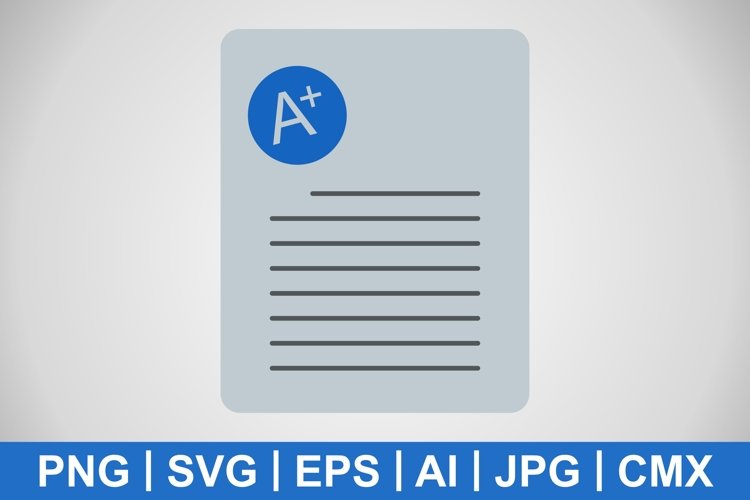 Vector A Grade Icon