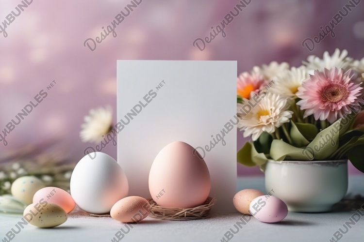 Easter, Holy Easter, eggs, mockup Easter