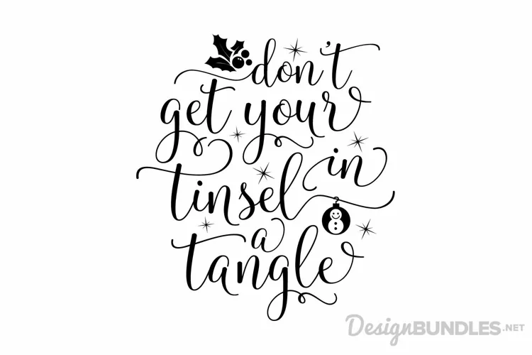 Don't Get Your Tinsel in a Tangle