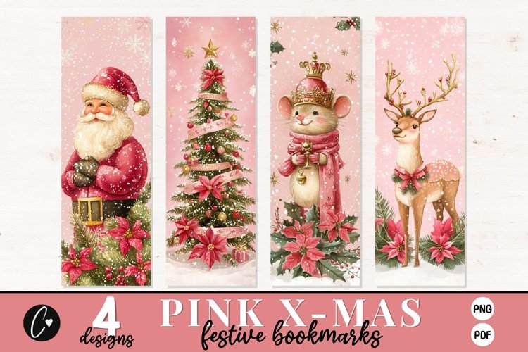 Printable Christmas Bookmark Image 24