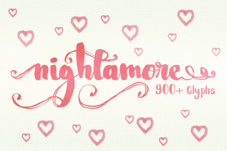 Nightamore - Free Font of The Week
