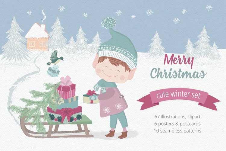 Merry Christmas Clipart Image 18