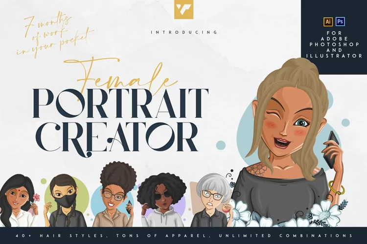 Female Portrait Creator - Ai and PS