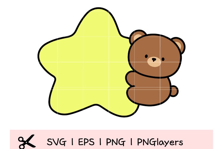 Cute Bear Svg Image 4