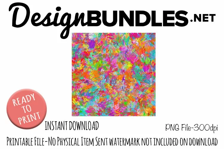 Summer Bright Impressionistic Pattern