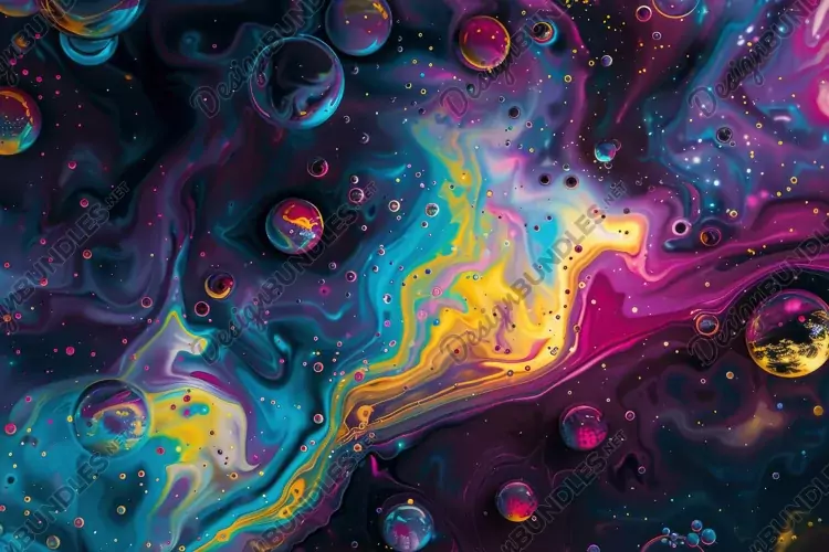 Abstract Cosmic Background Wallpaper