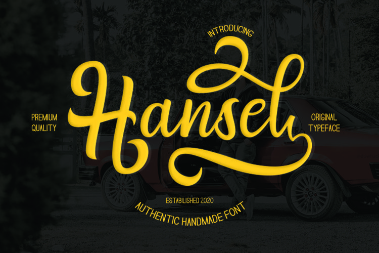 Hansel Script example image 1