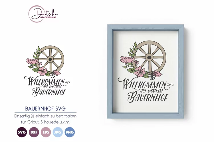 Willkommen SVG | Bauernhof SVG