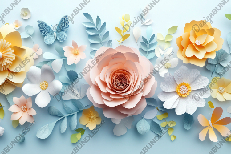 Flowers Texture Image 9