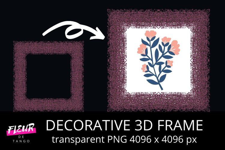 3D FRAME Clipart