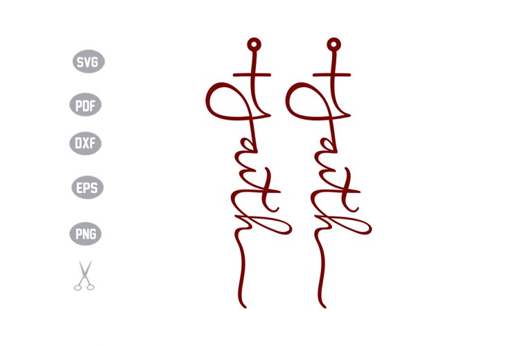 Earrings Template SVG