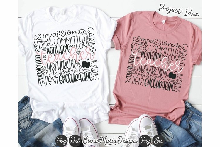 Teacher Svg | Teacher Appreciation Gift Idea Svg example image 1