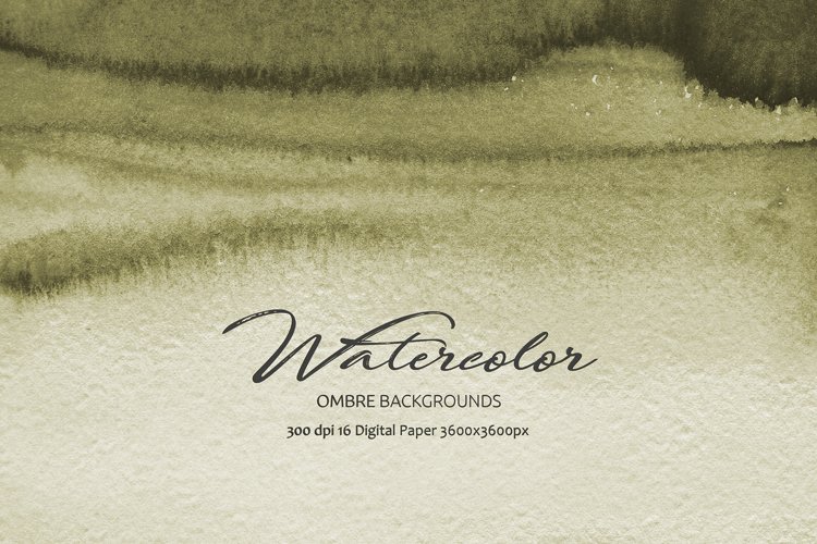 Watercolor Ombre Textures, Backgrounds