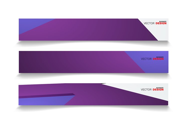 set banner abstract background . vector editable