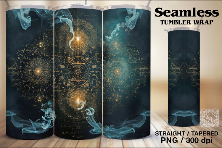 Magical Mystical Sublimation 20 oz Tumbler Wrap