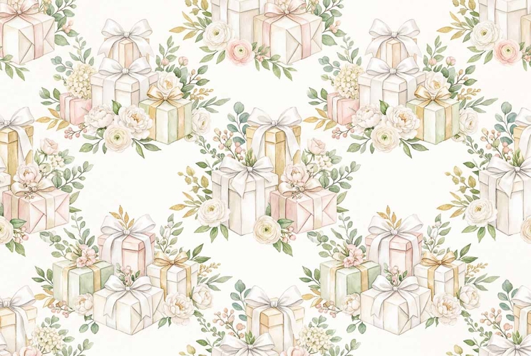 Wedding Gift Boxes White Ribbon Bows