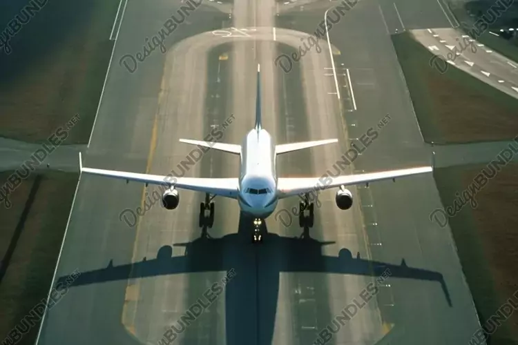 Airline aerial stock photography