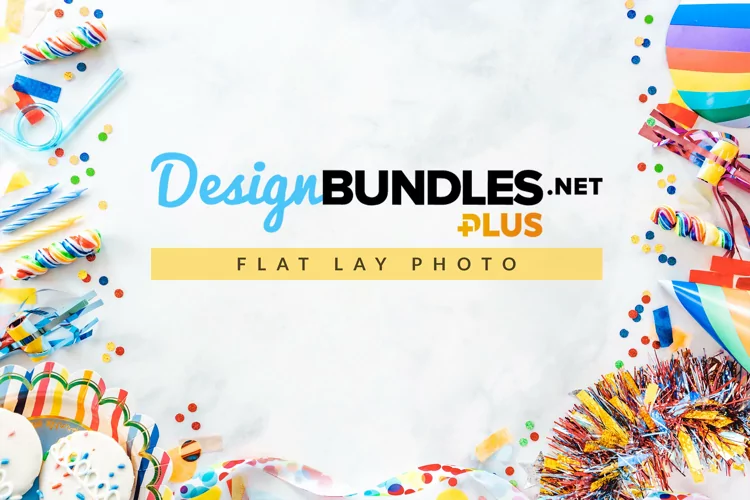 Colorful Party Flat Lay Photo