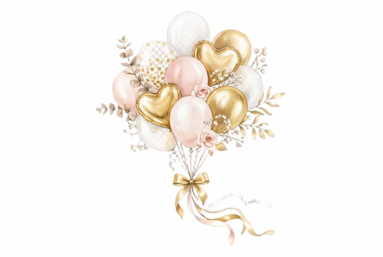 Pink Balloon Clipart Image 11