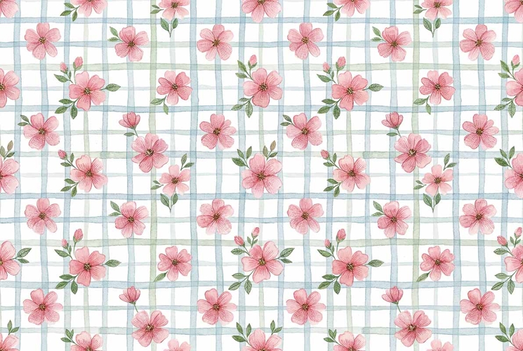 Artistic watercolor pattern Mothers Day