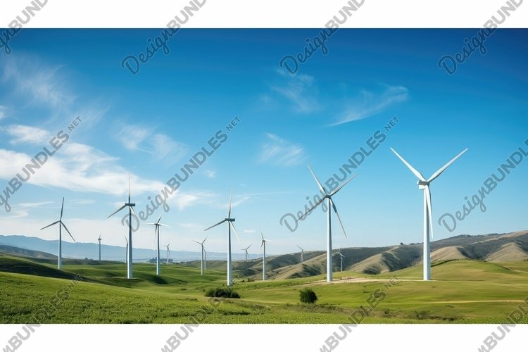 Wind Turbine Clipart Image 17