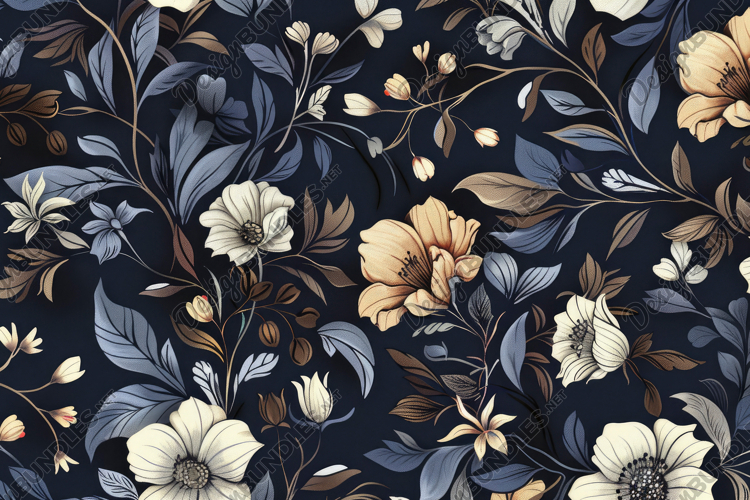 Rosalind Floral Background Wallpaper