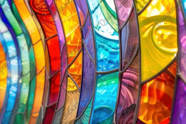 Stained Glass Texture Image 10