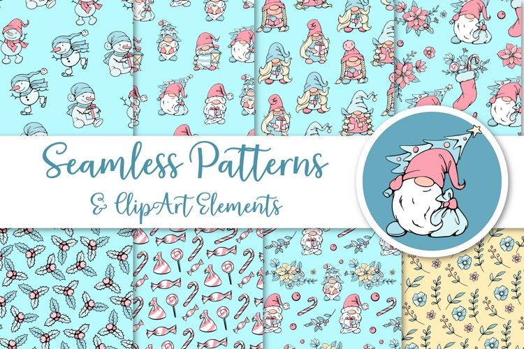 Christmas Seamless Pattern Image 19